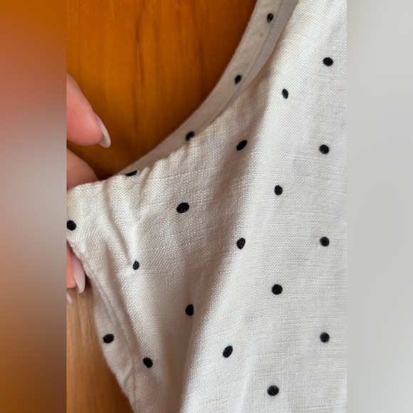Rails Polka Dot Romper – White Button Front – Size S - Picture 7 of 9